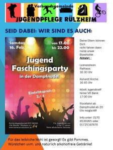 Faschingsparty Dampfnudel 16.2.19